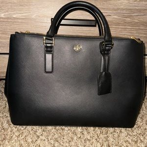 Tory Burch Double Zip Robinson Tote